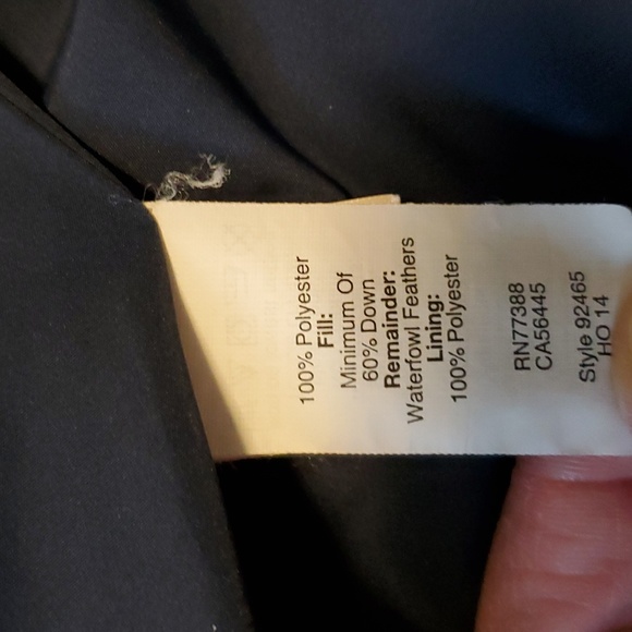 J. Crew navy blue down puffer vest M - Picture 4 of 8